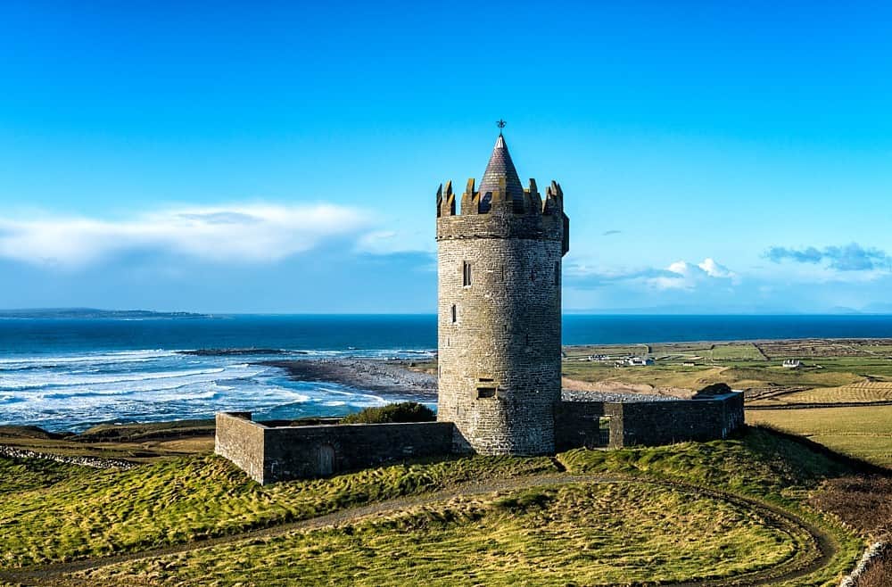 Viewpoint of Doonagore Castle